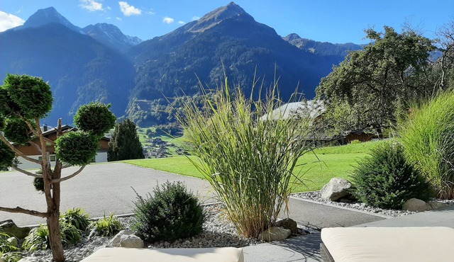 Sunny, central yet quiet location with fantastic views! in St. Gallenkirch